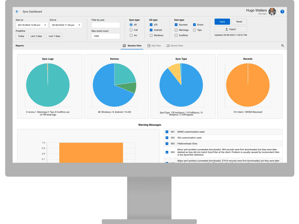 screenshot of Resco Mobile App Development Toolkit